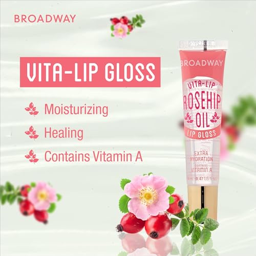 Ruby Kisses Broadway Vita-Lip Clear Lip Gloss, 12 Pack - Hydrating Oil