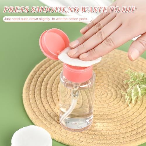 ShanySheny 5.1oz Push Down Pump Dispenser - 3-Pack Nail Polish Remover