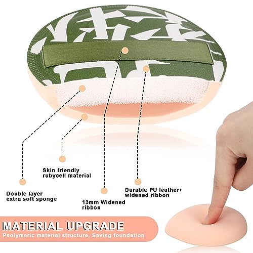4 Pcs Teardrop Makeup Sponges for Liquid & Powder Foundation