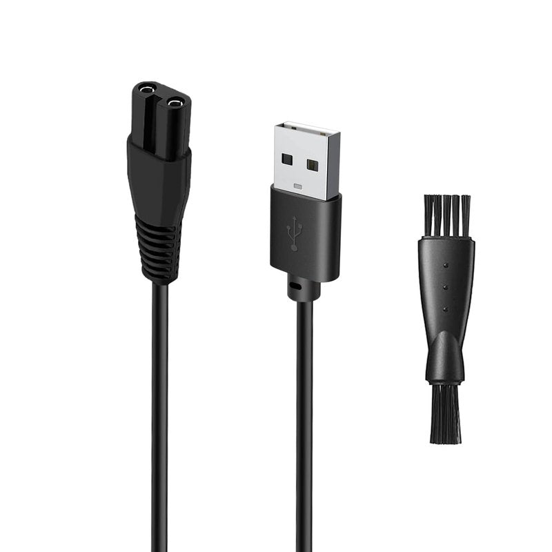 wotdmu USB Charging Cable Compatible with AMULISS Professional Hair Clippers JM-700AL Model, Replacement Charger for Clipper Charging Cord, 5V Input 3.3ft, with 1 Cleaning Brush