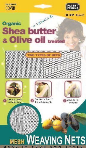 Qfitt Organic Shea Butter & Olive Oil Mesh Weaving Net - 28"x17"