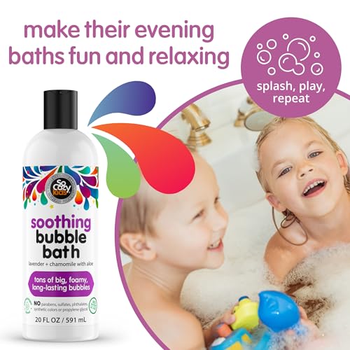 SoCozy Soothing Bubble Bath for Kids, Lavender & Chamomile, 20 FL OZ