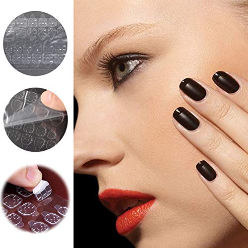 Ivtor Nail Adhesive Tabs - 20 Sheets (480pcs) Waterproof Transparent