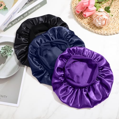 Kids Satin Silk Bonnet Set - Baby Girl & Boy Sleep Caps, 3 Colors