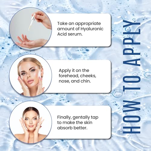 DERMAXGEN Hyaluronic Acid Serum – Hydrating Anti-Aging Face & Eye Treatment (2 FL OZ)