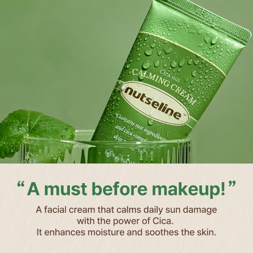 Nutseline Cica Calming Cream - 60ml Moisturizing Soothing Balm