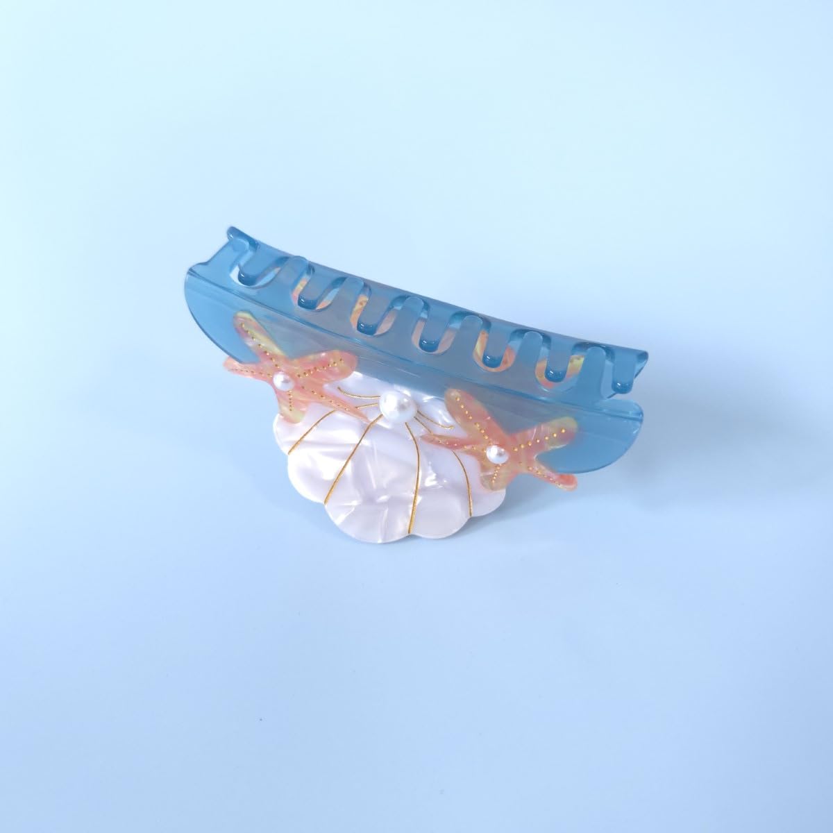 Starfish Hair Clip - Acetate Claw Clip for Women | Stylish Shell Design