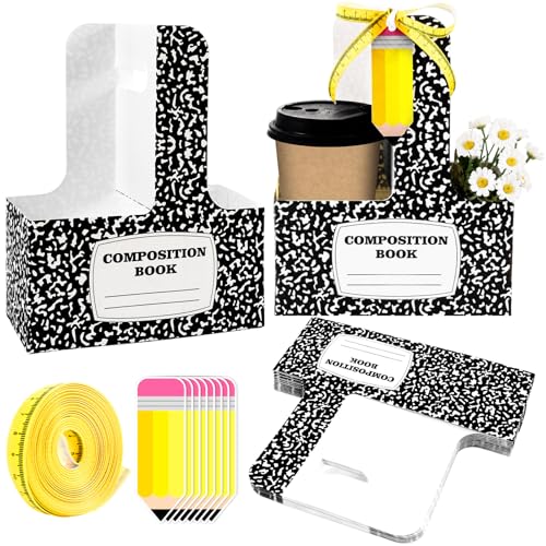 Teacher Appreciation Gift Set - 12 Portable 2-Cup Drink Carriers