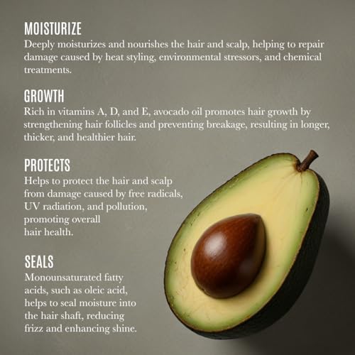 Organic Avocado Oil - Cold Pressed Moisturizer for Skin & Hair