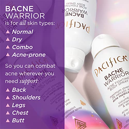Pacifica Bacne Warrior Spray - 2% Salicylic Acid Acne Treatment