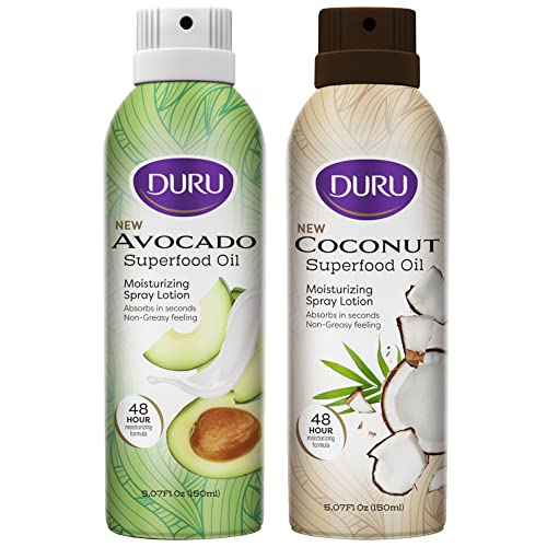 Duru Coconut & Avocado Moisturizing Spray Lotion - 48-Hour Hydration