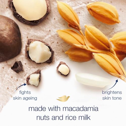 Dove Exfoliating Body Polish Macadamia & Rice Milk 10.5 oz