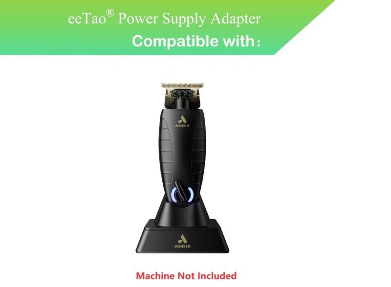 eeTao 4.5V-5V Charger for Andis 74150 GTX-EXO Professional Cord/Cordless Rechargeable Electric Beard Hair Trimmer 4.5VDC 1.2A Li-Ion Battery DC5V Replacement Power Supply Adapter Cable Cord