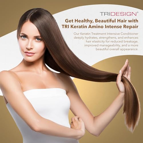 TRIDESIGN Keratin Amino Intense Repair Hair Mask 6 oz - Nourishing & Damage Repair