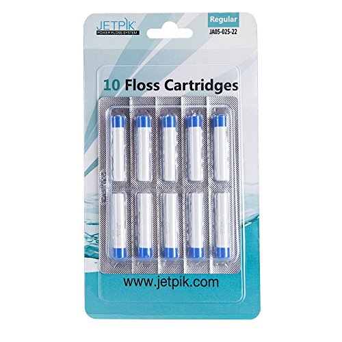 JETPIK Power Floss Cartridge Replacement - 10-Pack