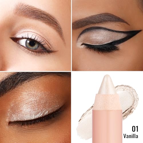 Oulac Twist-Up Shimmer Eyeshadow Stick - Waterproof & Vegan