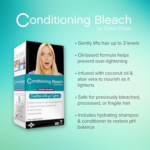 Color Oops Conditioning Bleach with Coconut Oil - Gentle Hair Lightener