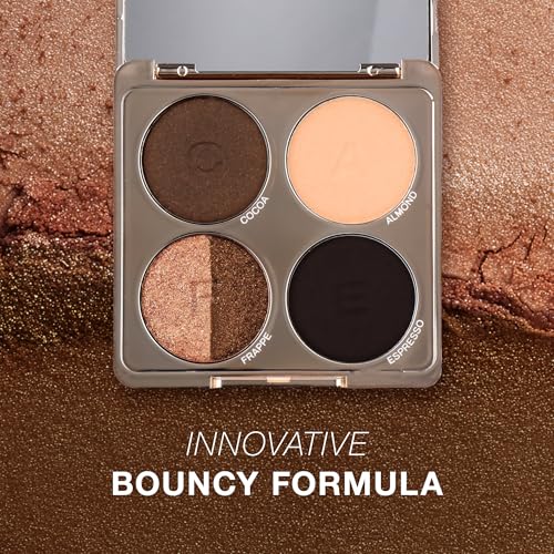 Absolute New York Rose Quad Bouncy Eyeshadow - High-Pigment, Long-Lasting Formula