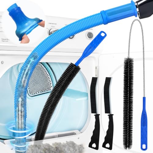 PetOde Dryer Vent Cleaner Kit - 5-Piece Vacuum Hose Attachment