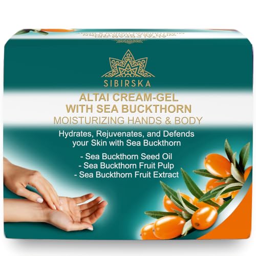 Siberian Green Sea Buckthorn Omega 7 Moisturizing Hand & Body Cream Gel