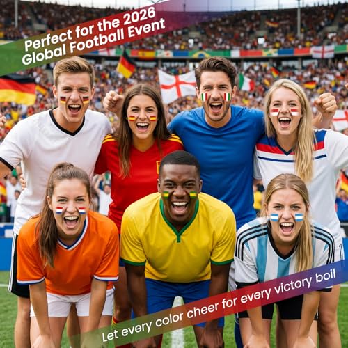 World Cup 2026 Face Paint Stick - Red & White Patriotic Makeup