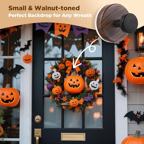 OUTXE Heavy Duty Suction Cup Wreath Hanger - 2-Pack for All Seasons
