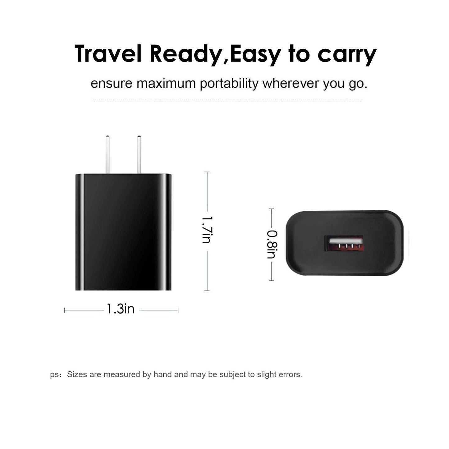Universal Hair Clipper USB Wall Charger 5V 2A 10W Charger Power Adapter Fast Charging USB Block Plug for a Variety of Electric Hairdressers,Various Dog Clippers, shavers, purifiers, Lamps and Others