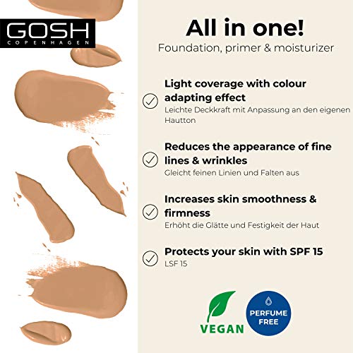Gosh BB Cream Warm Beige 3 - Light Foundation for Flawless Skin
