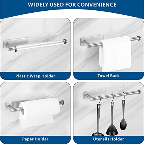 Eolax Under Cabinet Paper Towel Holder - Stainless Steel, Wall Mount