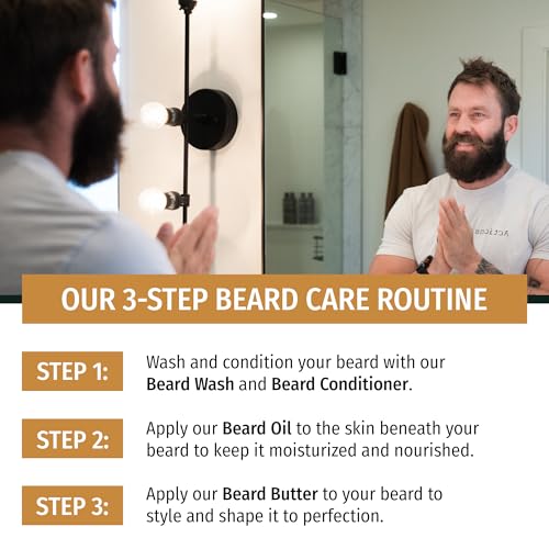 Live Bearded Executive Beard Oil - Cedar & Vanilla Natural Conditioner