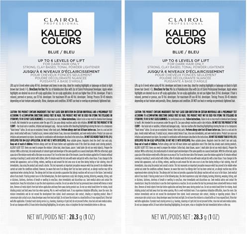 Clairol Kaleidocolors Blue Hair Lightener & Toner 1 oz Pack of 2 for Highlights