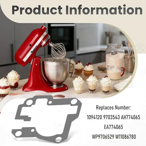 Replacement Gear Parts for KitchenAid Stand Mixers - W11086780 & Gasket
