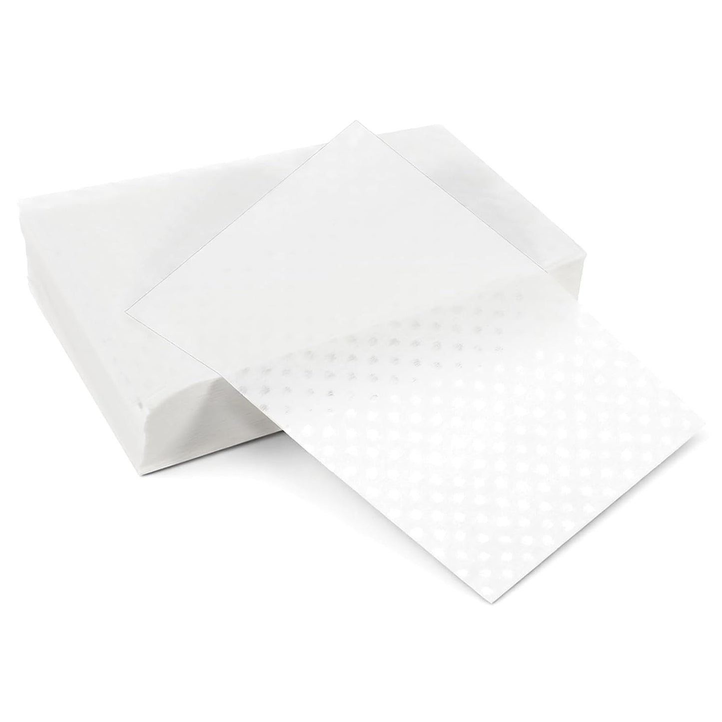 End Papers for Hair - 300 Pcs High-Temperature Perm Paper | Disposable Curling Tissue for Salon Use (White)