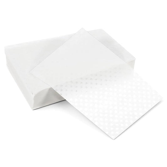 End Papers for Hair - 300 Pcs High-Temperature Perm Paper | Disposable Curling Tissue for Salon Use (White)