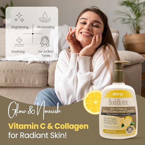 Biocare Labs Vitamin C & Collagen Moisturizing Body Butter - 16 Ounce
