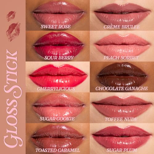 Revolution Pout Lip Gloss Stick - Creme Brulee Mauve, Hydrating & Vegan