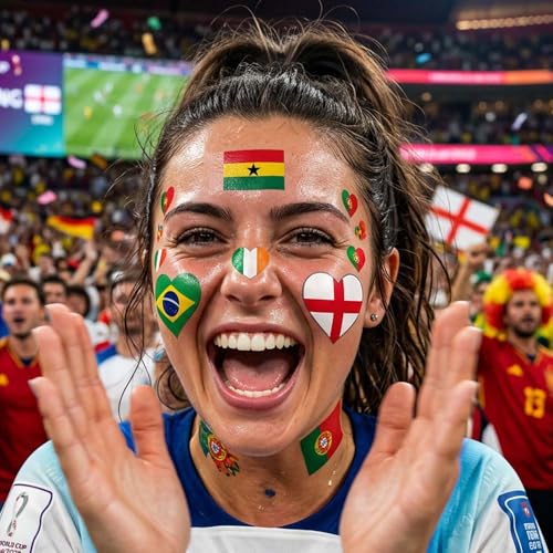 World Flag Temporary Tattoos 35 Styles World Flag Fake Tattoos Stickers Country Flags Face Tattoos Multicultural Travel Aviation Stickers Waterproof Hearts Face Tattoo for Women 35Sheets
