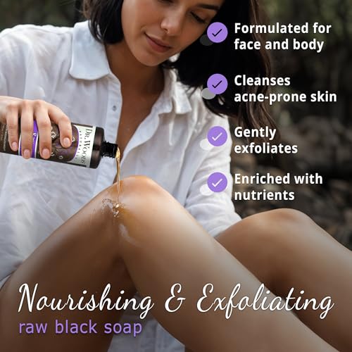 Dr. Woods Raw Liquid Black Soap with Organic Shea Butter - 16 Fl Oz