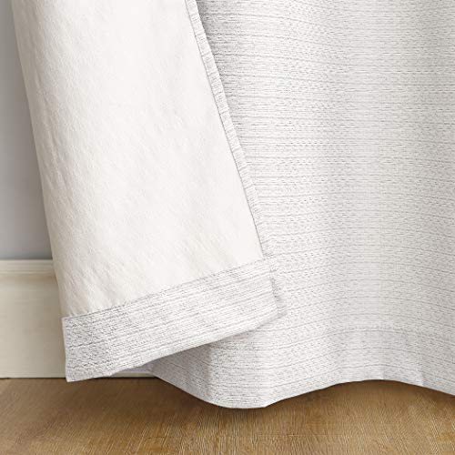 Sun Zero Cooper Thermal Insulated Grommet Curtain Panel - Pearl White, 40" x 84"
