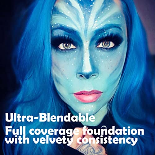 CCbeauty 12-Color Professional Oil-Based Face and Body Paint Palette Kit