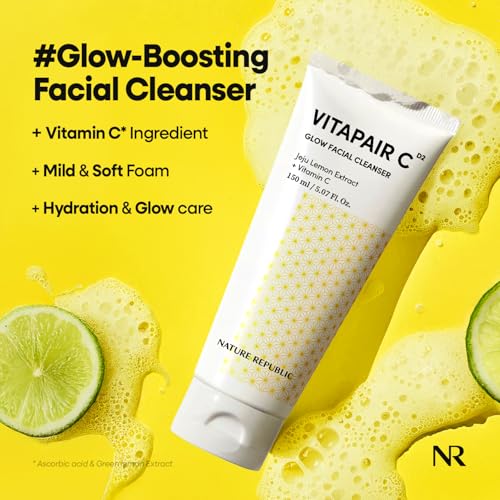 Nature Republic Vitapair C Glow Facial Cleanser - Citrus 150ml