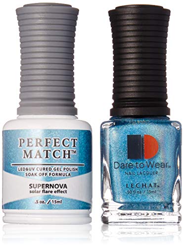 LECHAT Perfect Match Gel Polish - Supernova 0.5 Fl Oz with Matching Lacquer