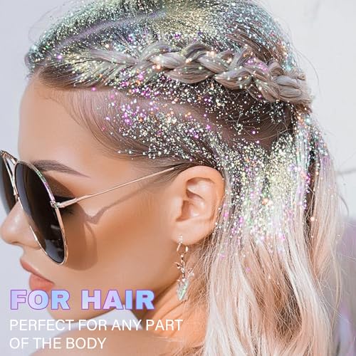 Mermaid Roll-On Body Glitter Gel - Holographic Shimmer 50ml