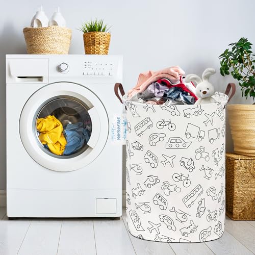 Collapsible Waterproof Laundry Hamper - Kids Toy Storage Basket