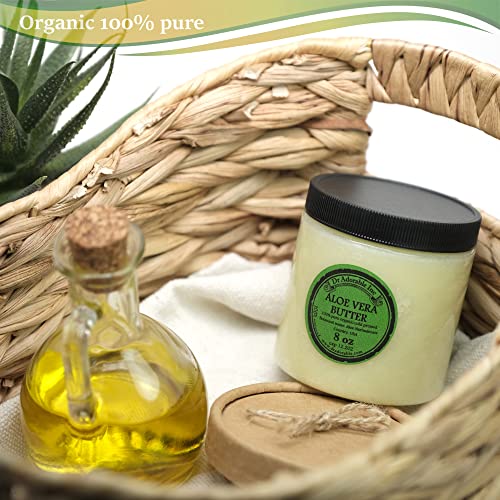 Premium Organic Aloe Vera Butter - 8 oz Cold Pressed Moisturizer