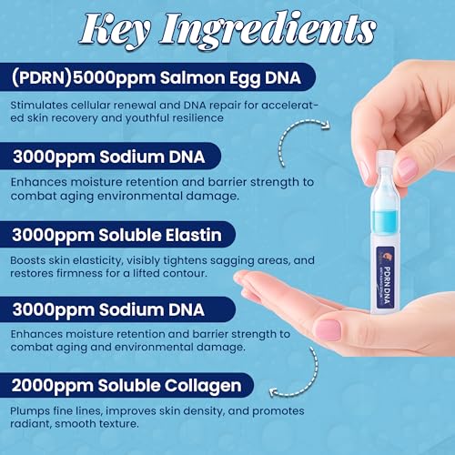 Salmon DNA Peptide Anti-Aging Serum with Collagen & Hyaluronic Acid - 0.05 fl. oz