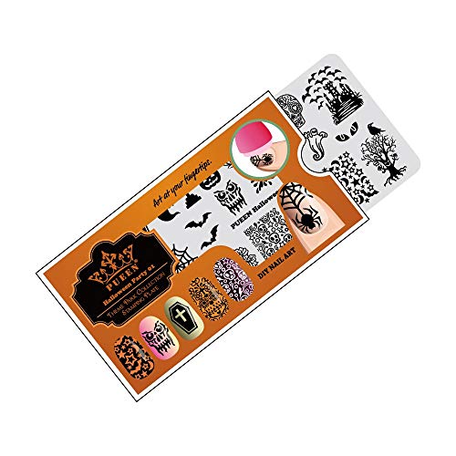 Nail Art Stamping Plate - Halloween Party 01 Theme Park Collection