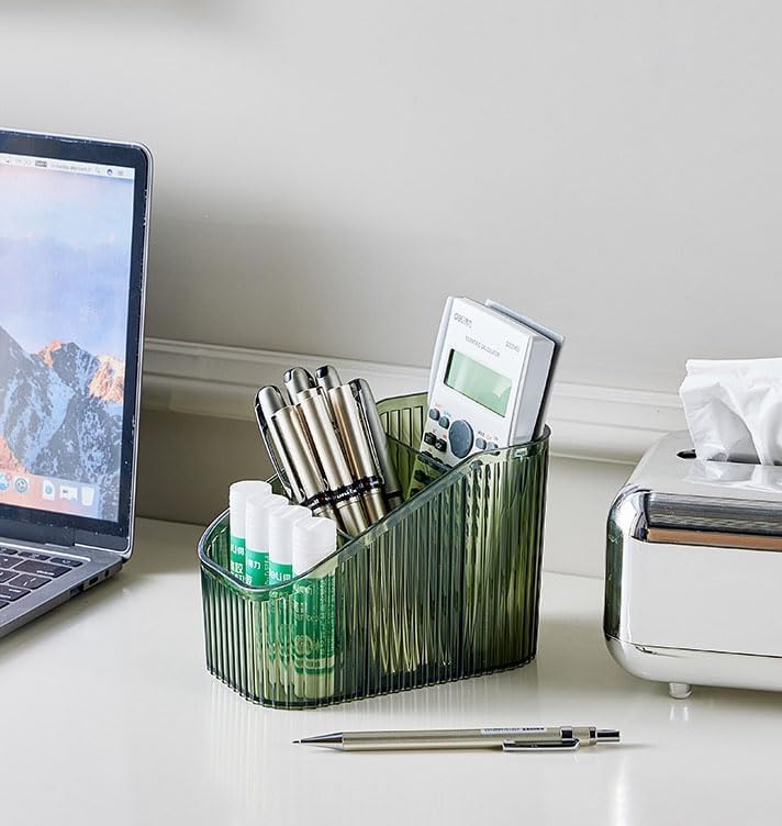 Freebirdly Green Makeup Organizer with Large Capacity & Multiple Compartments