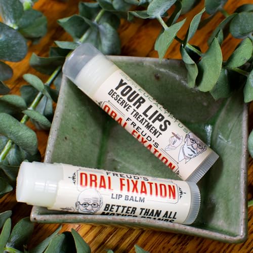 Freud's Oral Fixation Lip Balm - Eucalyptus Mint, 0.15 oz