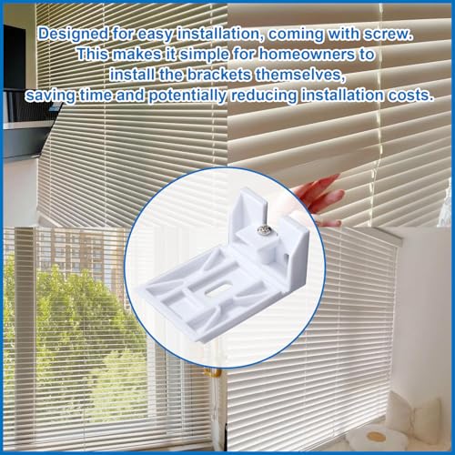 3/4" Hunter Douglas Blinds Shade Bracket - 3 Pack for Duette & Applause
